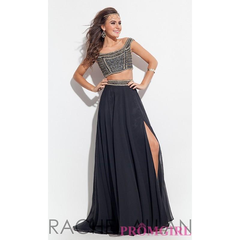 Mariage - Long Scoop Neck Two Piece Prom Dress by Rachel Allan - Discount Evening Dresses 