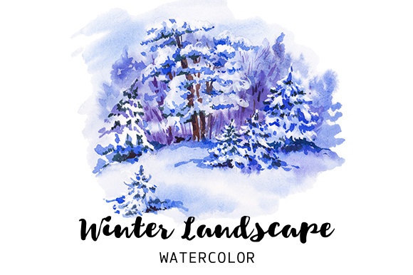 زفاف - Winter landscape seamless patterns, scrapbooking paper. Digital images, small commercial use.