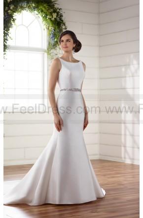 Wedding - Essense of Australia Structured Silk Wedding Dress Style D2235