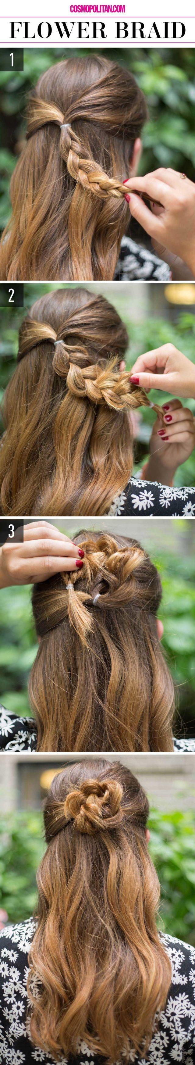 زفاف - 15 Super-Easy Hairstyles For Lazy Girls Who Can't Even