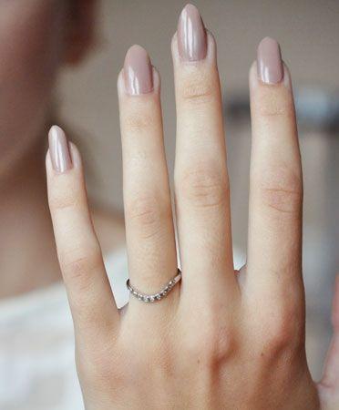 Mariage - Anna Sheffield Curved Pave Tea Ring