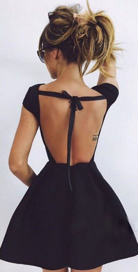 زفاف - Babe Cute Backless Dress