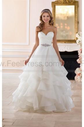 Hochzeit - Stella York Dramatic Layered Skirt Wedding Dress Style 6394