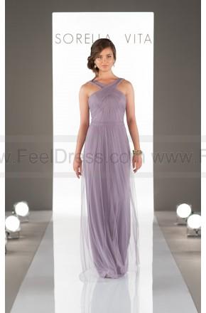Mariage - Sorella Vita Flowing Criss-Cross Strap Bridesmaid Dress Style 8828