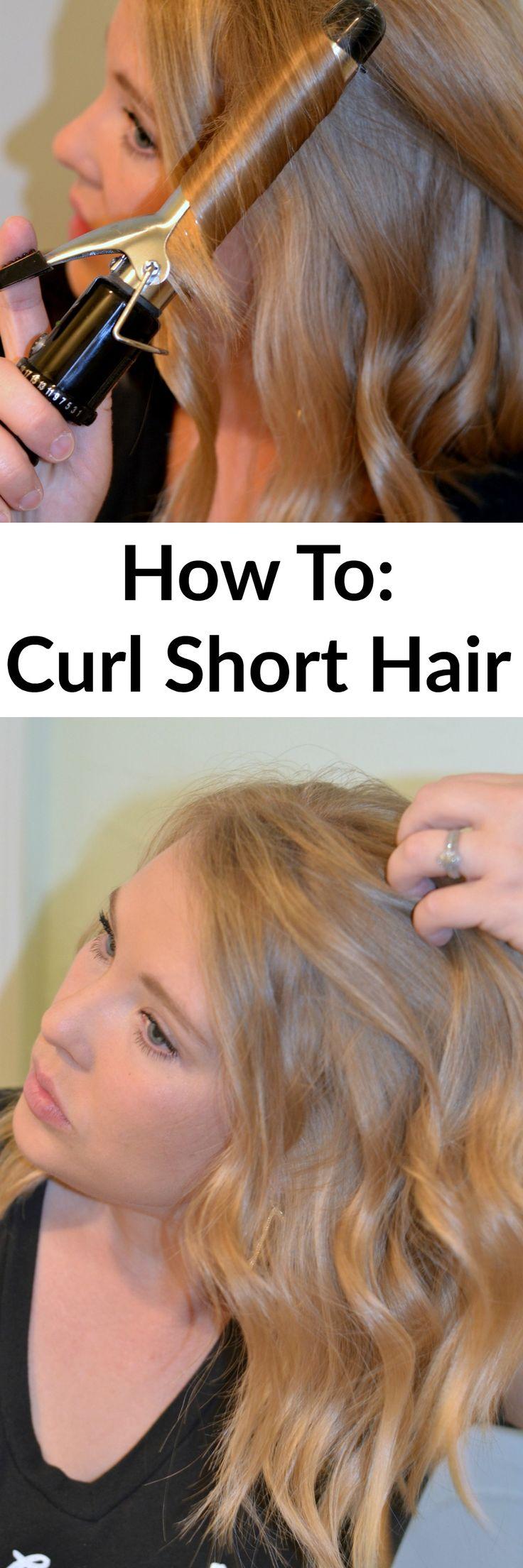 Свадьба - How To: Curl Short Hair