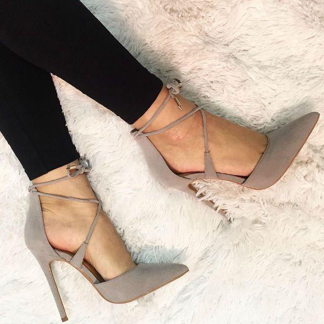Wedding - Hot Lace Up Pointed Toe Heels