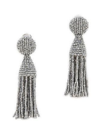 زفاف - Short Tassel Earrings