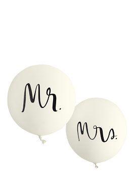 Hochzeit - Mr. And Mrs. Balloon Set