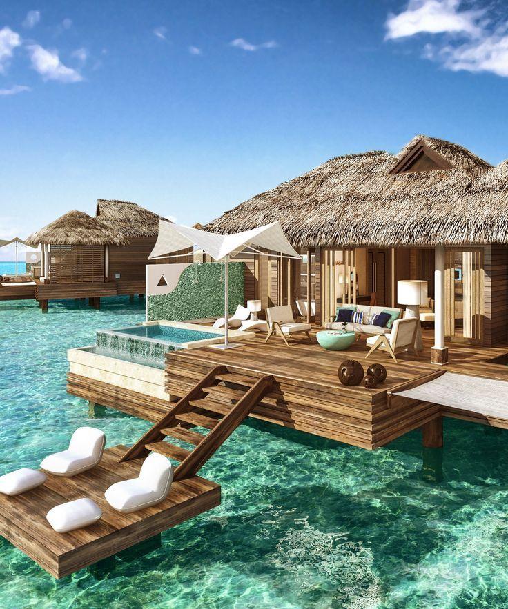 Hochzeit - These Overwater Hotel Suites Are INSANE (& All-Inclusive!)