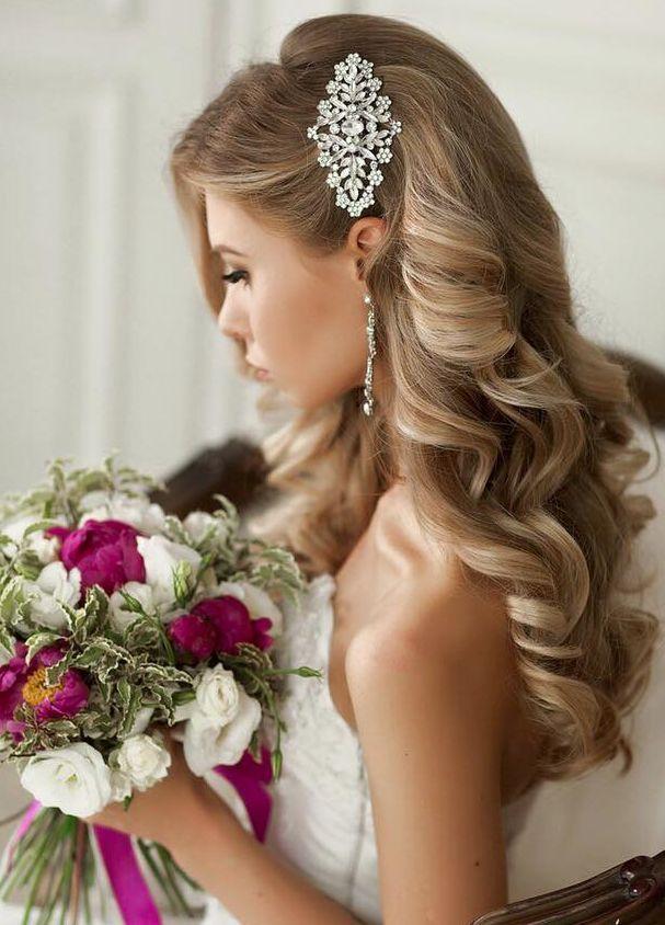 45 Most Romantic Wedding Hairstyles For Long Hair 2640999 Weddbook 