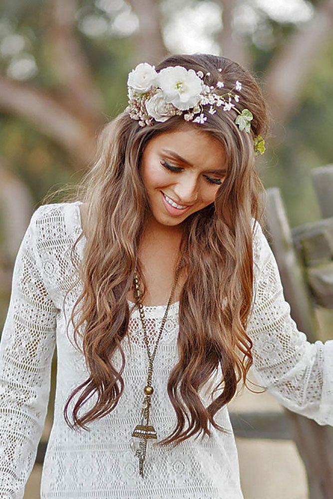 زفاف - 30 Gorgeous Blooming Wedding Hair Bouquets