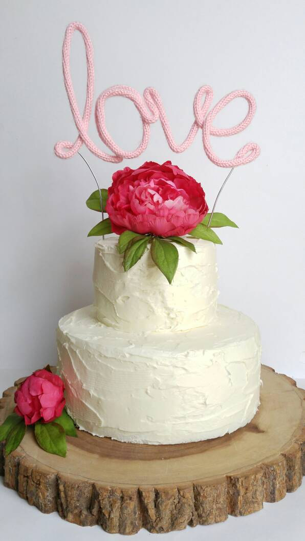 Mariage - Personalized Cake Topper, Wedding Cake Topper, Unique Cake Decorations, Wedding Cake Topper, Wire Cake Topper, Handmade Cake Topper, Rustic