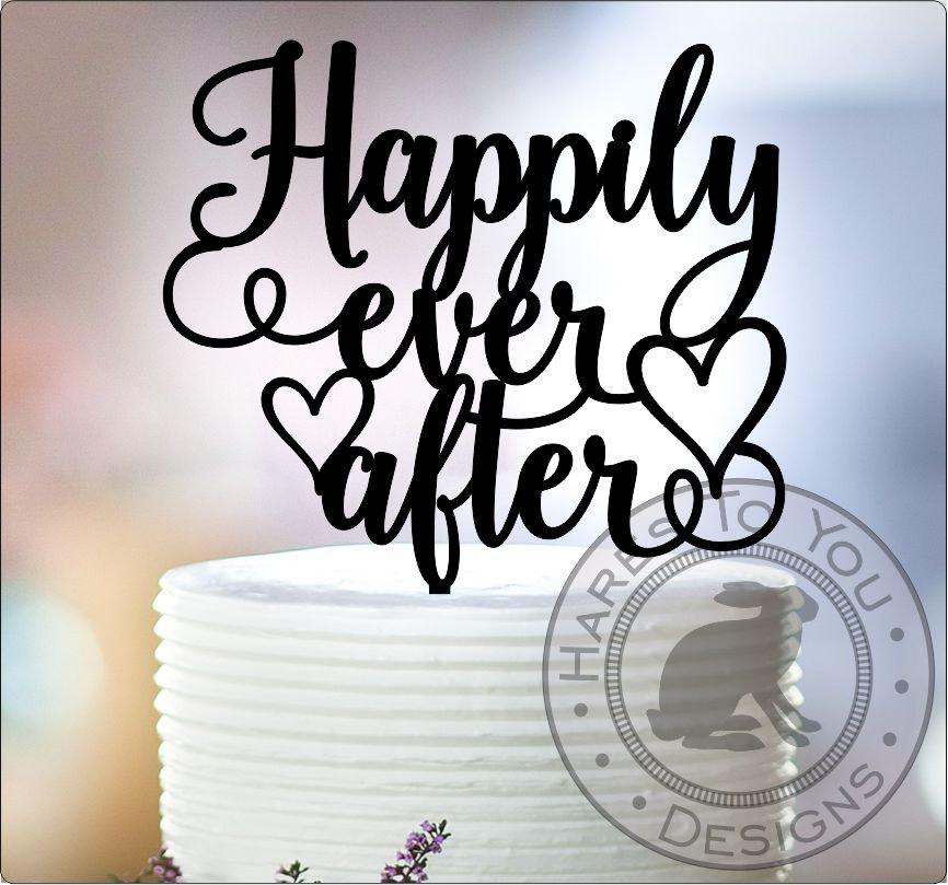 زفاف - Happily Ever After Wedding Cake Topper 12-220
