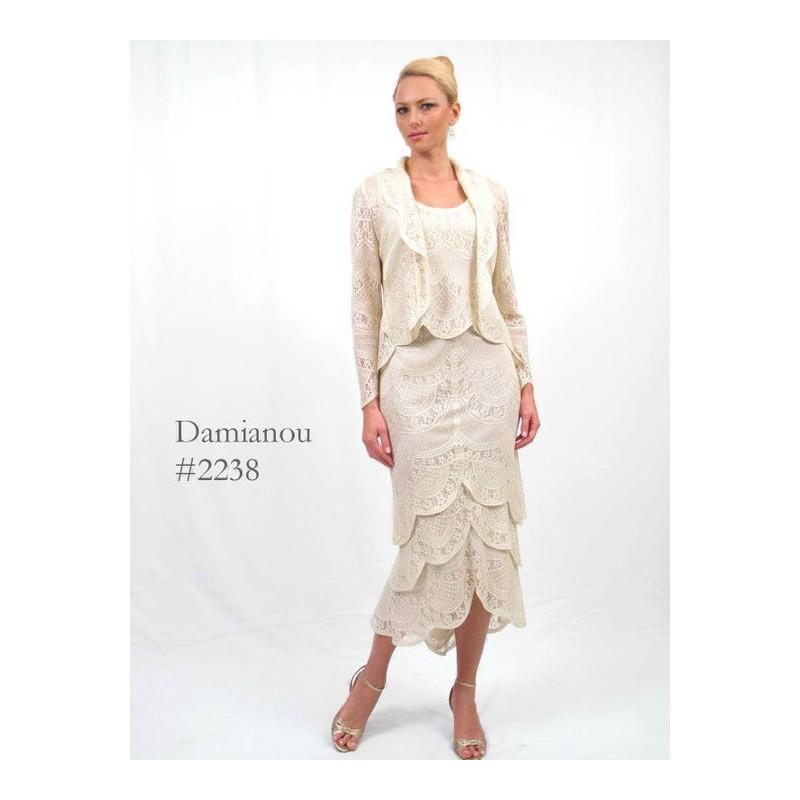 Mariage - Damianou Plus Mothers Gowns Long Island 2238 Damianou Collection - Top Design Dress Online Shop