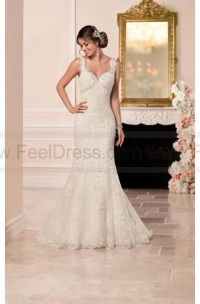 Hochzeit - Stella York Lace Fit And Flare Wedding Dress Style 6335