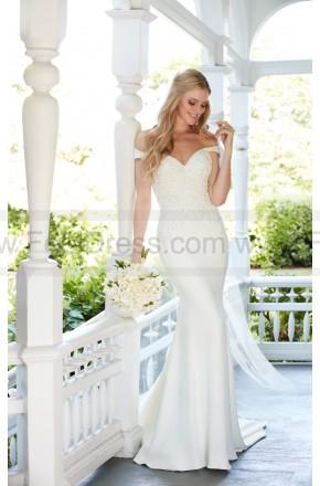 Hochzeit - Martina Liana Off The Shoulder Wedding Dress Style 876