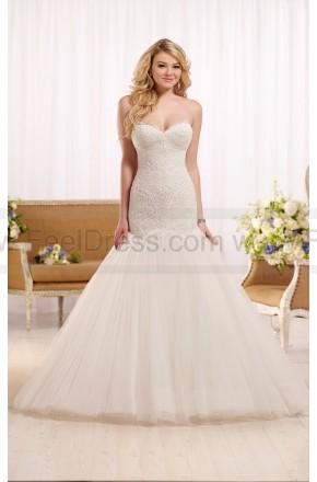 زفاف - Essense of Australia Fit And Flare Wedding Dress With Sweetheart Bodice Style D2130