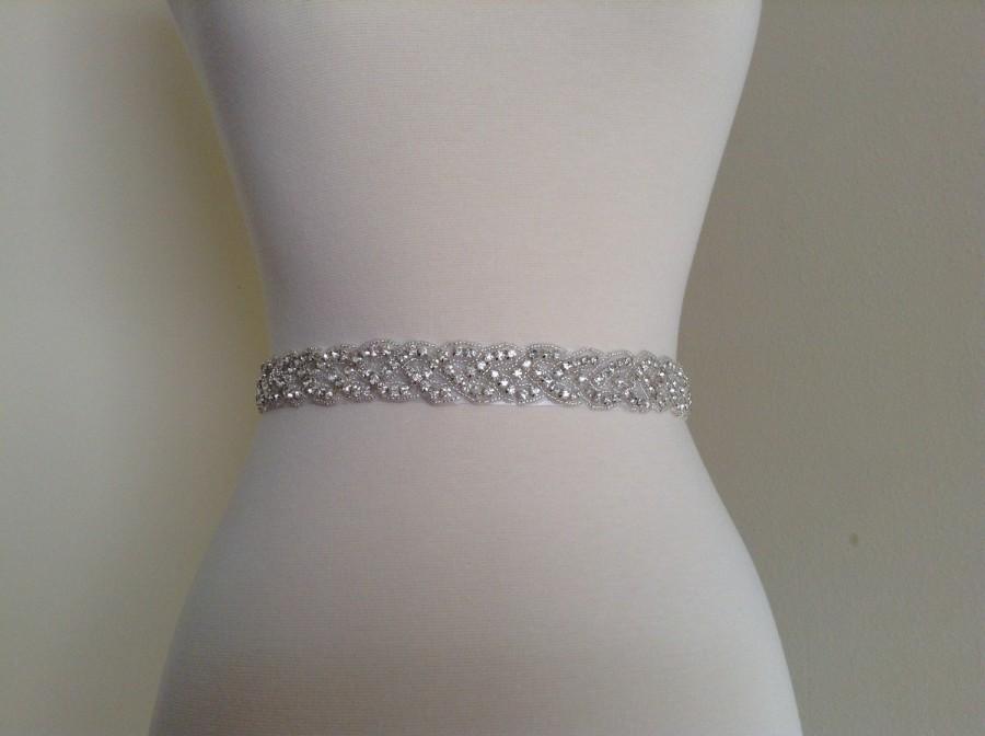 Hochzeit - beautiful sash for wedding dress. bridal sash, wedding dress belt
