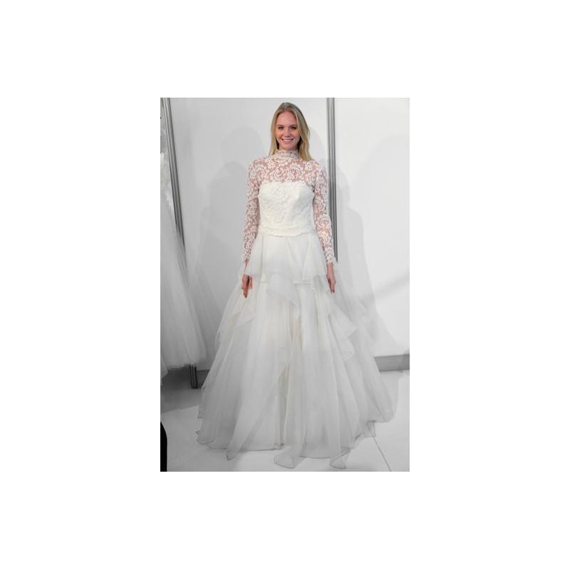 Hochzeit - David Fielden FW12 Dress 4 - Full Length David Fielden High-Neck Fall 2012 A-Line White - Nonmiss One Wedding Store