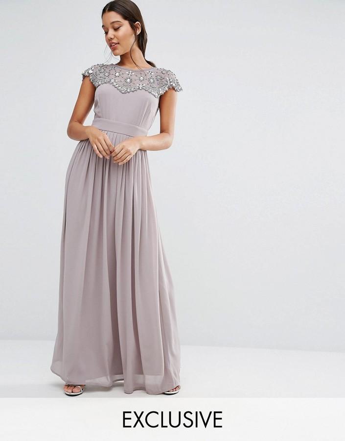 زفاف - TFNC WEDDING Embellished Maxi Dress