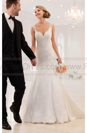 Hochzeit - Stella York Elegant Sparkling Fit And Flare Wedding Dress Style 6416