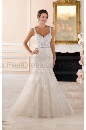 Hochzeit - Stella York Sexy Lace Cut Out Wedding Dress Style 6378