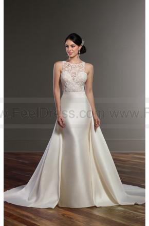 Mariage - Martina Liana Detachable Overskirt Wedding Dress Separates Style Brody   Selene   Opal