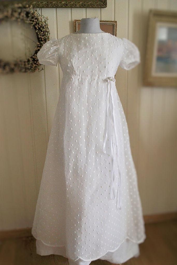 زفاف - Vintage french wedding dress, 1960s, organdy