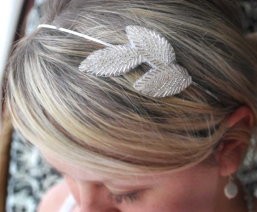 Wedding - SEASON SALE Art Deco headband - Grecian Goddess -Vintage inspired headband-ATHENA