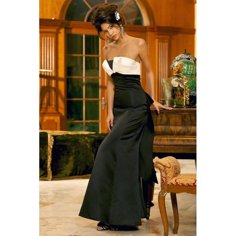 Mariage - Simple A-line Strapless Ruching Sashes/Ribbons Floor-length Satin Bridesmaid Dresses - Dressesular.com