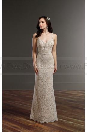 زفاف - Martina Liana All Over Lace Wedding Dress With Low Back Style 854