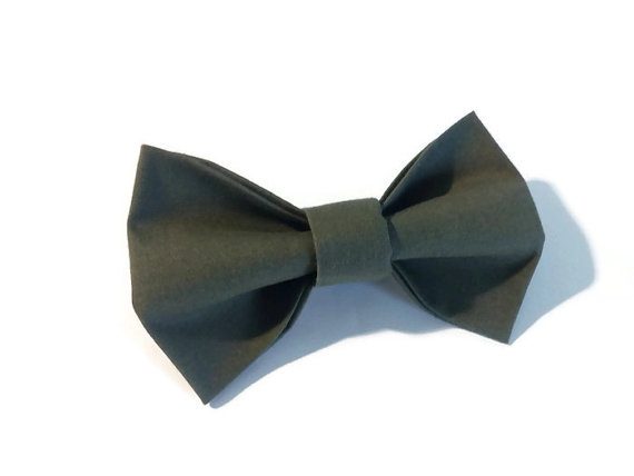 Mariage - Bow tie for men Mens bow tie Hunter green bow tie Husband gift Mens gift Gift for men Gift for him Valentines day gift Boyfriend gift hguioe