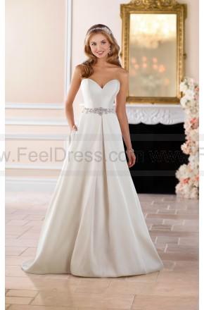 Hochzeit - Stella York Structured Ball Gown With Pockets Style 6446