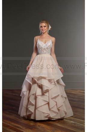 Wedding - Martina Liana Pink And White Romantic Wedding Dress Style Britt   Stevie