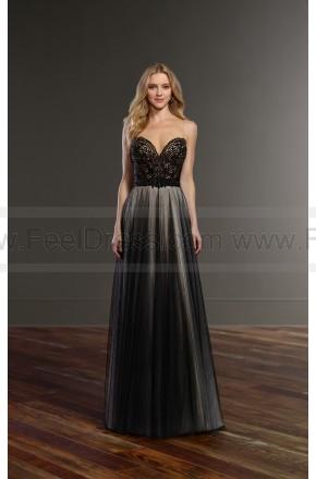 Hochzeit - Martina Liana Backless Black Wedding Dress Separates Style Bryce   Sawyer