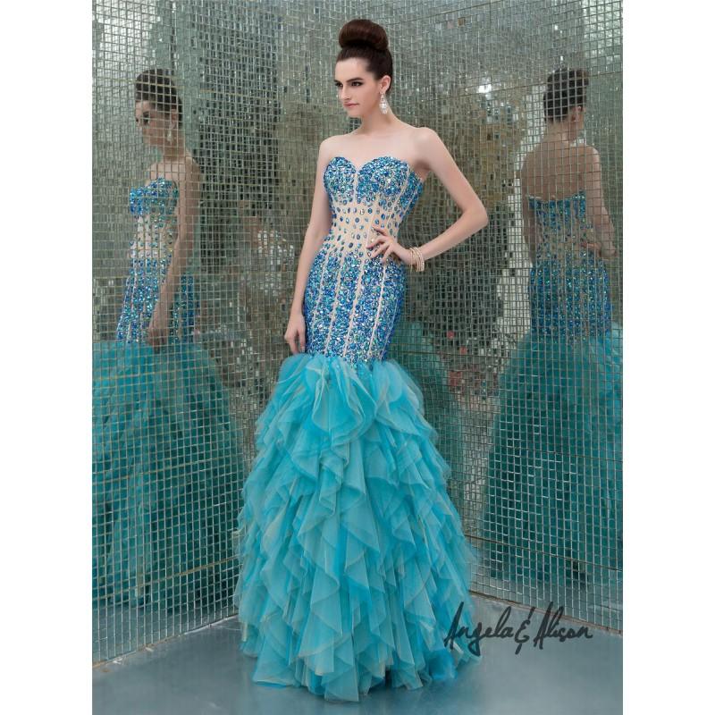 Hochzeit - Turquoise Angela and Alison Long Prom 41093 Angela and Alison Long Prom - Rich Your Wedding Day