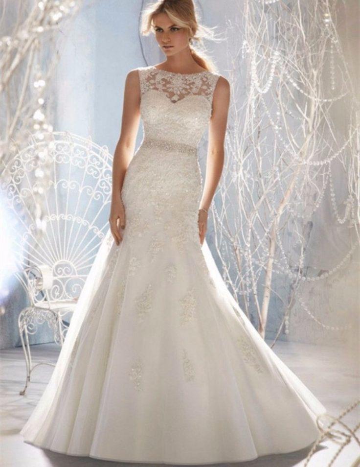 Hochzeit - A Day Of Magic Crystal Beaded A Line Wedding Dress