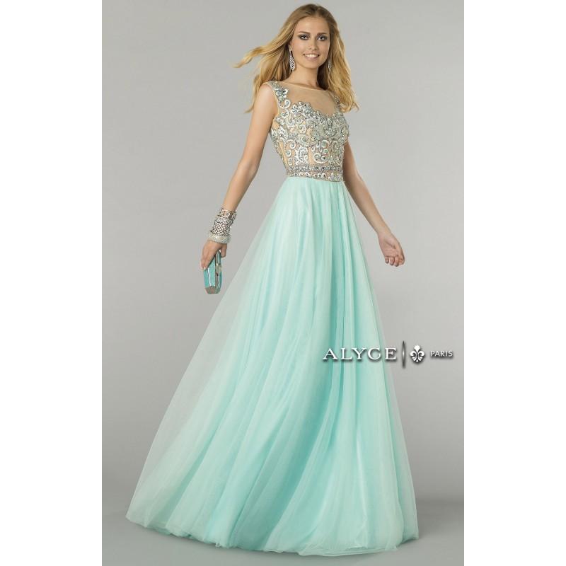 زفاف - Auburn/Teal Alyce Paris 6434 - Customize Your Prom Dress