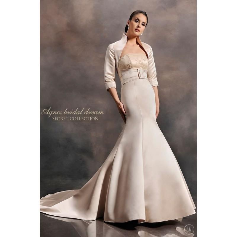 Mariage - Agnes 10408 Agnes Wedding Dresses Secret Collection - Rosy Bridesmaid Dresses