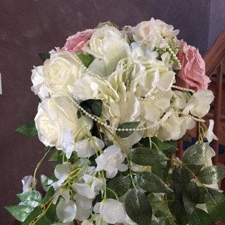 Hochzeit - Victorian Beauty with sage and blush bouquet