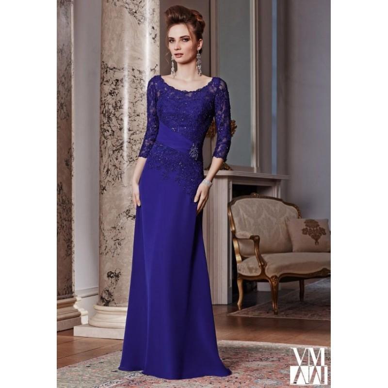 زفاف - VM Collection 71016 Lace Sleeve Mothers Gown - Brand Prom Dresses