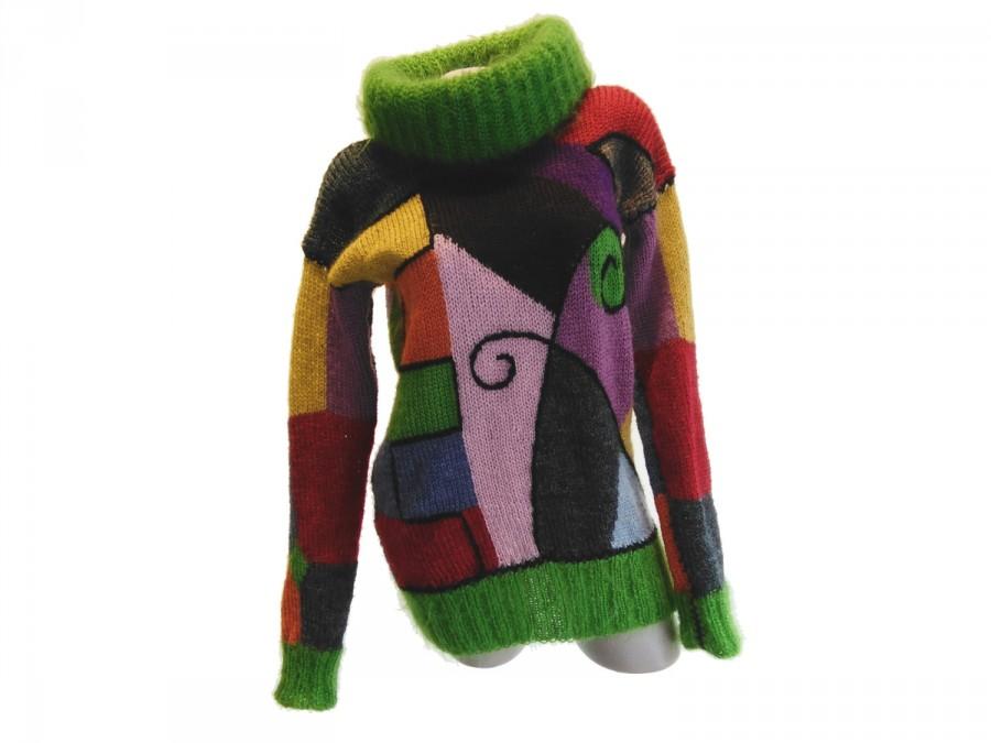 زفاف - Roll neck sweater, Mohair sweater jumper, Hand knit jumper, Knit womens sweater, Roll neck jumper, Knit womens jumper