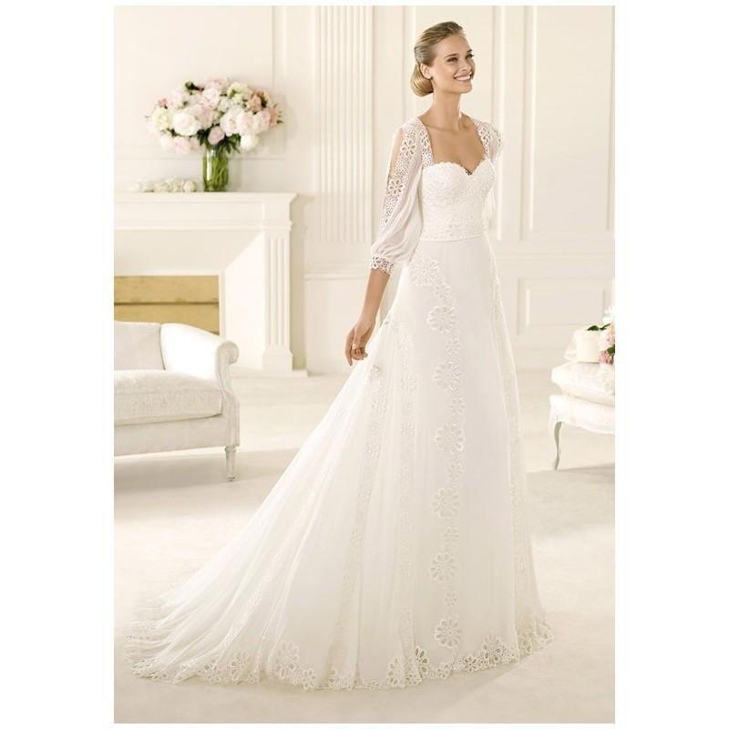 Hochzeit - MANUEL MOTA FOR PRONOVIAS Vendaval - Charming Custom-made Dresses