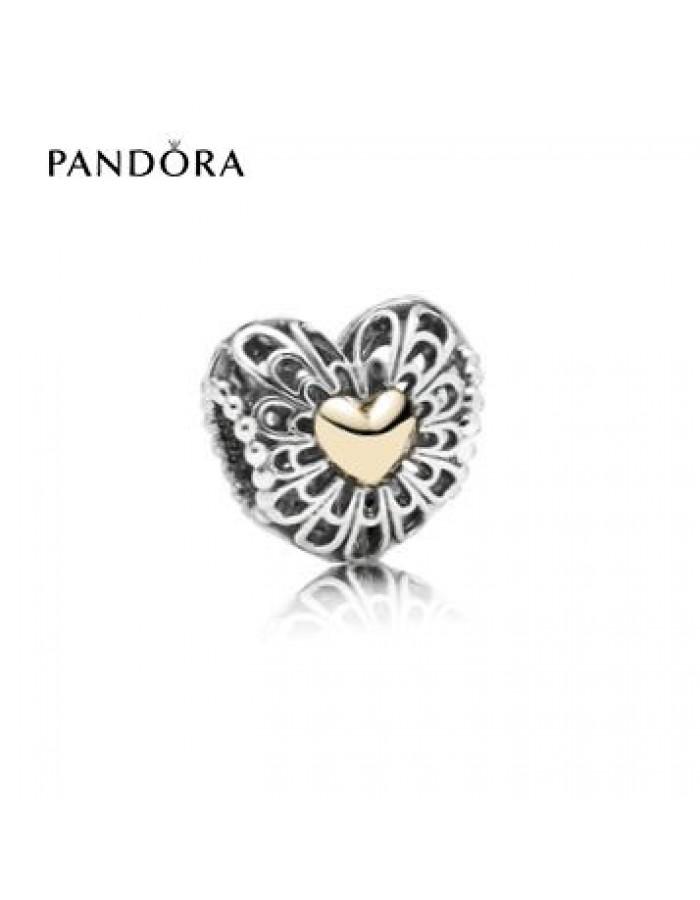 Mariage - bijoux distinctif - Découvrez Pandora Paris Soldes * Pandora Vintage Heart Charm Mother's Day Limited Edition 