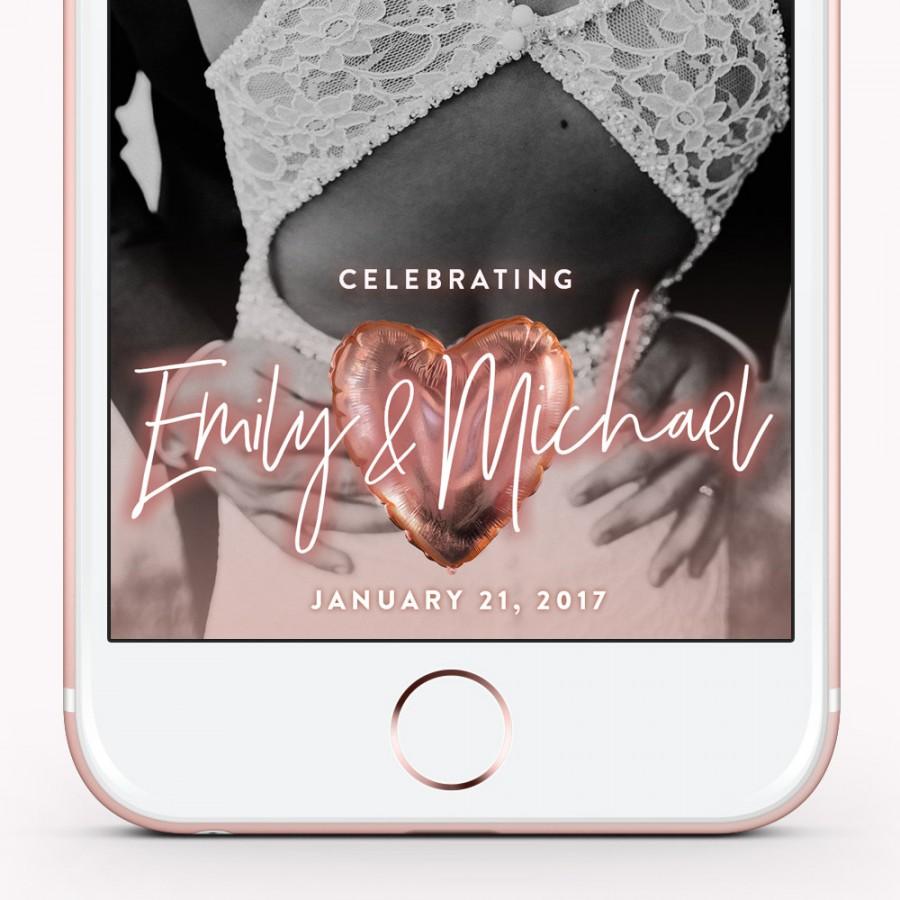 Свадьба - Snapchat Geofilter Wedding, Snapchat Filter Wedding, Custom Snapchat Geofilter Engagement Party, Personalized Wedding Gift, Bridal Shower