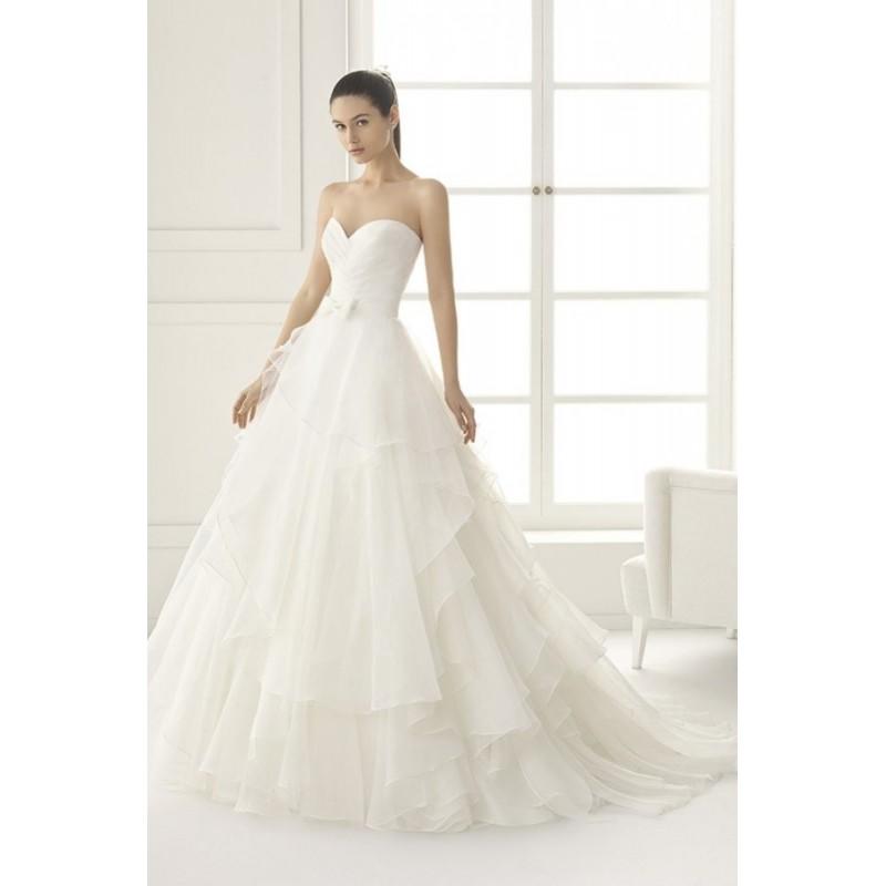Hochzeit - Style Espuma by Rosa Clará Two - Sweetheart Semi-Cathedral Ballgown Floor length Organza Dress - 2017 Unique Wedding Shop