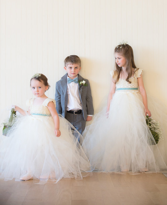 Wedding - Dahlia Lace and Tulle Flower Girl Dress