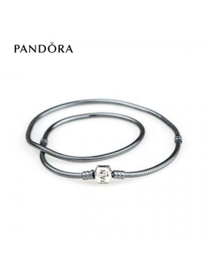 Mariage - Acheter En Ligne Pandora Collier Prix * Pandora Oxidized Sterling Silver Charm Collier 