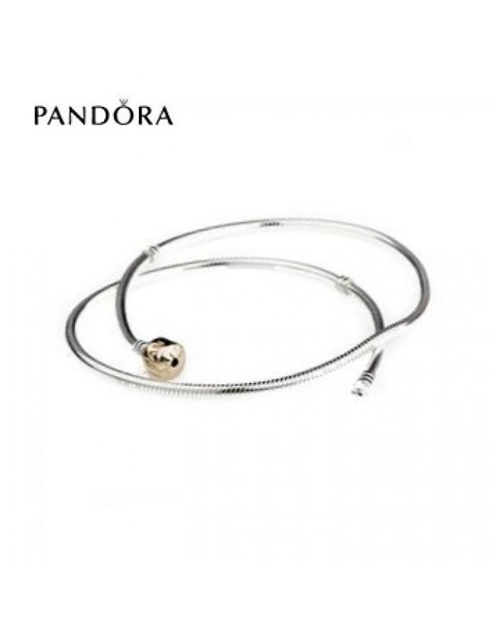 Mariage - Commandez Maintenant: Pandora Collier Prix * Pandora Or Clasp Sterling Silver Charm Collier - pandora Outlet