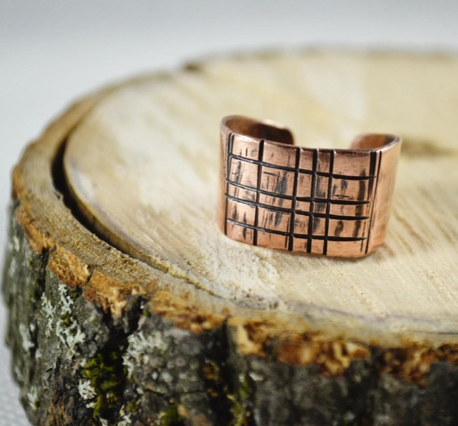 Hochzeit - mens signet ring copper rings Mens Signet Ring copper signet ring big signet ring mens signet ring copper square signet ring cigar ring band